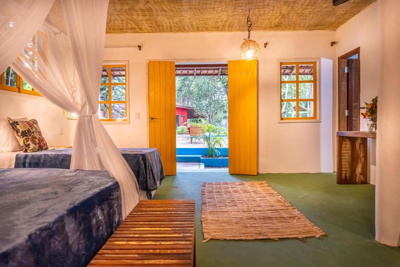 Pousada Recanto Da Preguica Trancoso Exterior foto